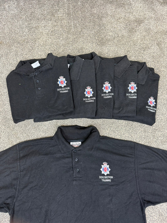 Ex Essex Police 6x Dog Handler Training Polo Shirts Job Lot - X Large