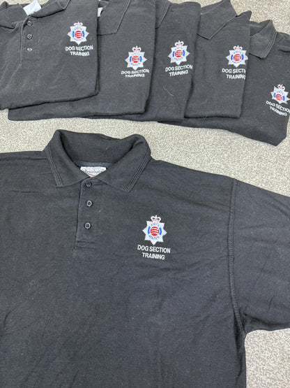 Ex Essex Police 6x Dog Handler Training Polo Shirts Job Lot - X Large