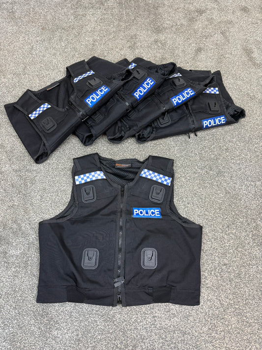Ex Police Cooneen Body Armour Cover x5 BADGED - Resale TV Film Security Uniform