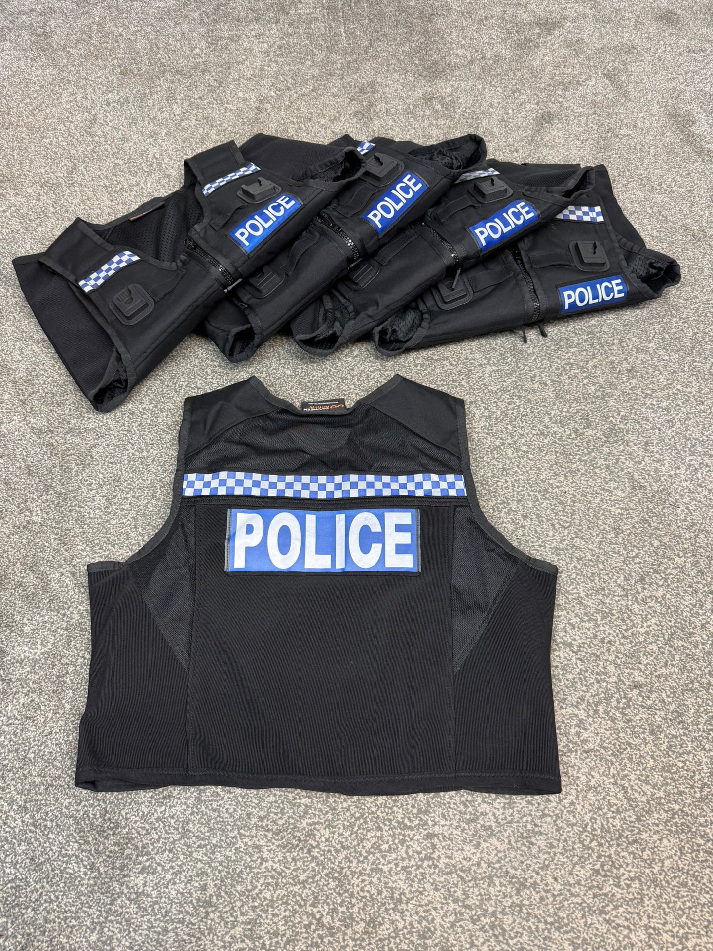 Ex Police Cooneen Body Armour Cover x5 BADGED - Resale TV Film Security Uniform