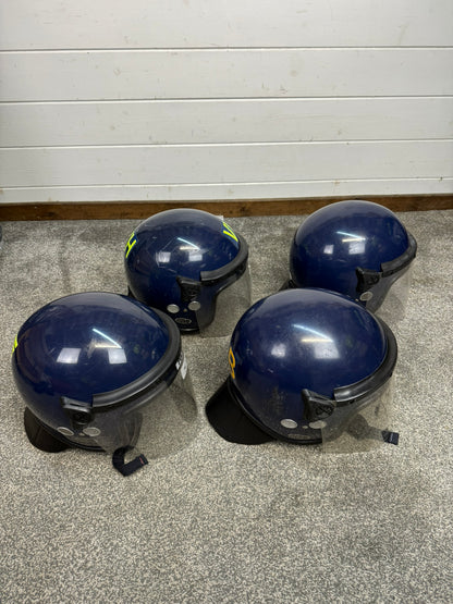 Ex Police Riot Helmet Genuine Obsolete Argus 017T Collectable Display Paintball