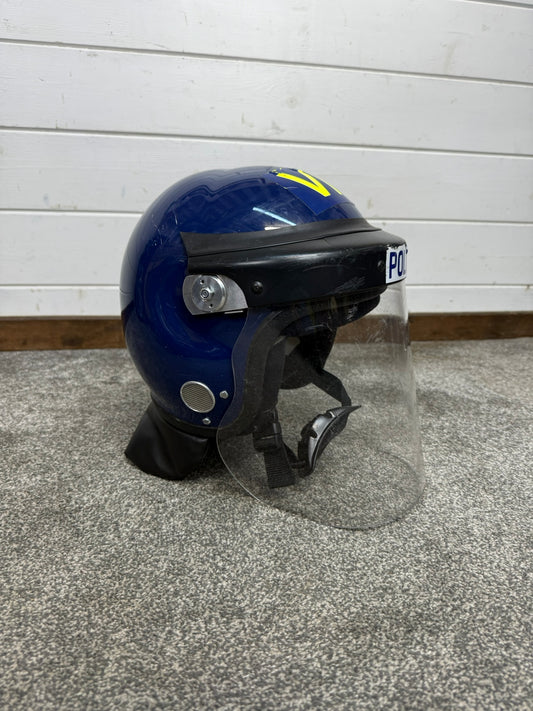 Ex Police Riot Helmet Genuine Obsolete Collectable Display Airsoft Paintball