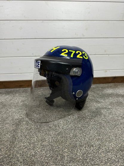 Ex Police Riot Helmet Genuine Obsolete Collectable Display Airsoft Paintball