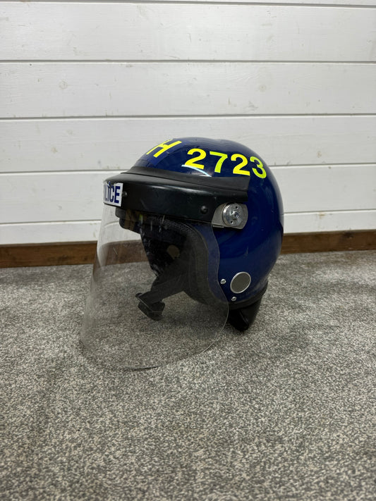 Ex Police Riot Helmet Genuine Obsolete Collectable Display Airsoft Paintball
