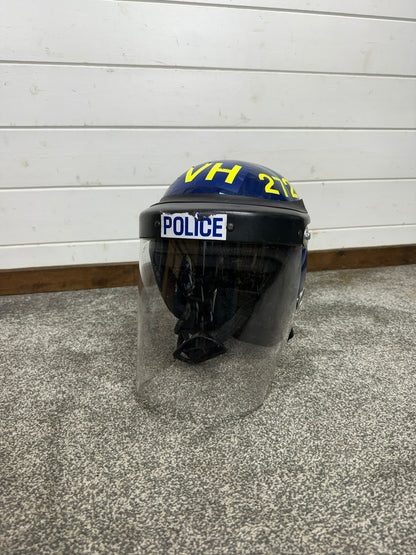 Ex Police Riot Helmet Genuine Obsolete Collectable Display Airsoft Paintball