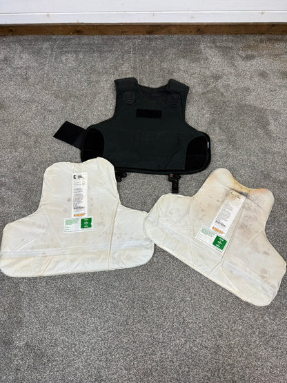Ex Police Mehler Body Armour Vest XL Anti Stab & Ballistic HG2 / KR2 / SP2 Security