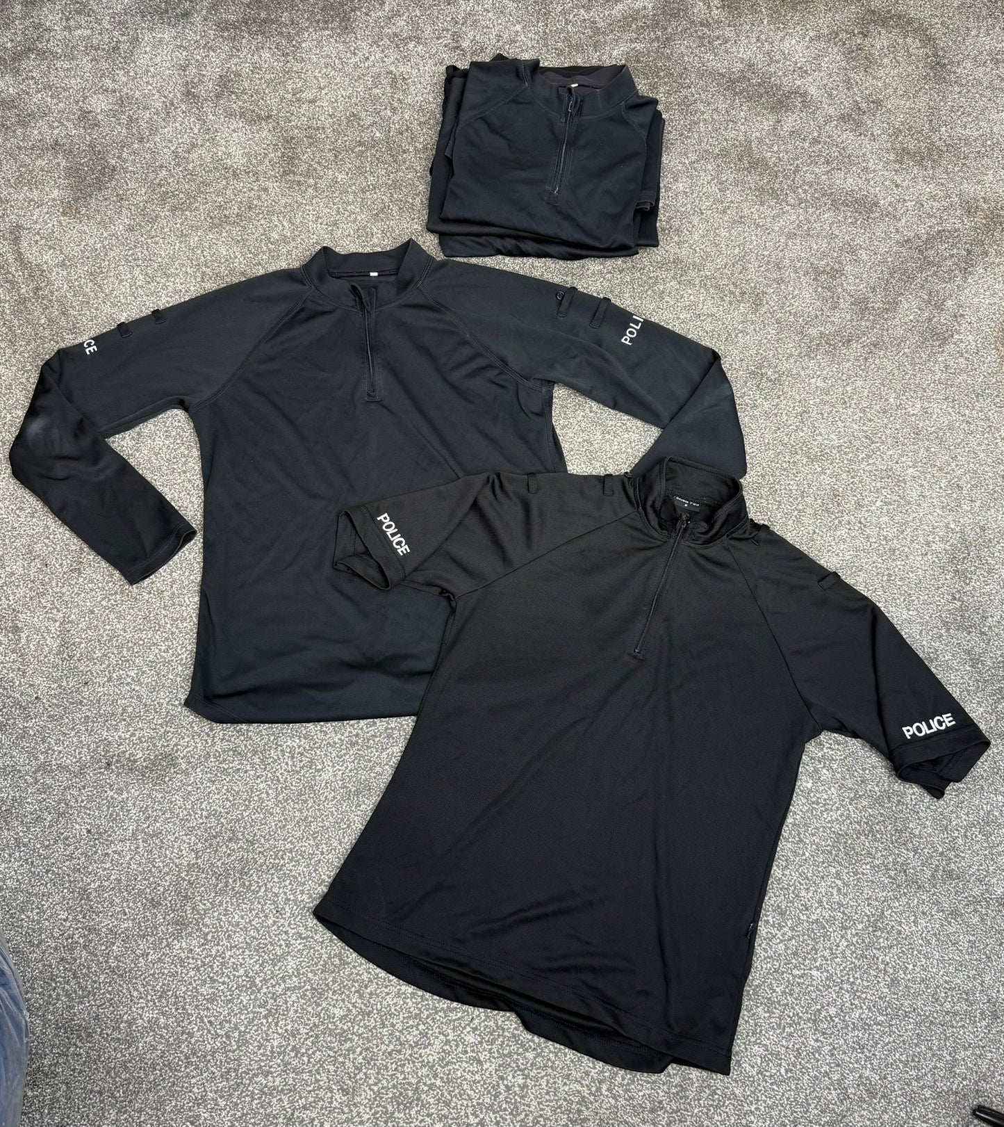 5x MIXED Ex Police Wicker T-Shirts Job Lot Bundle Film TV Uniform Display