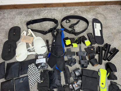 Ex Police Accessory Job Lot Belts Pouches Gloves Ties Security Lot