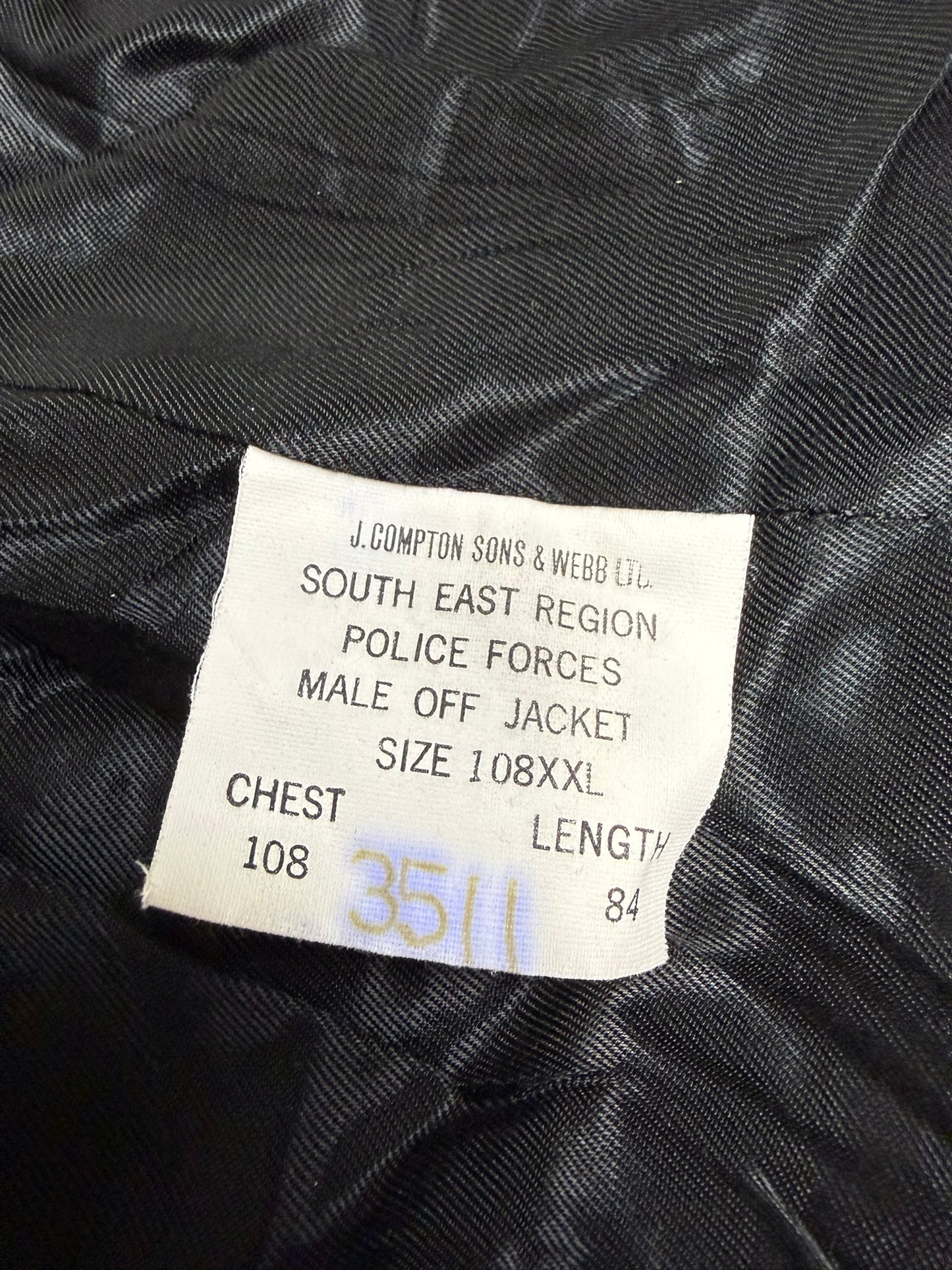 Ex Police Dress Tunic 42.5" Chest Collector Display Uniform