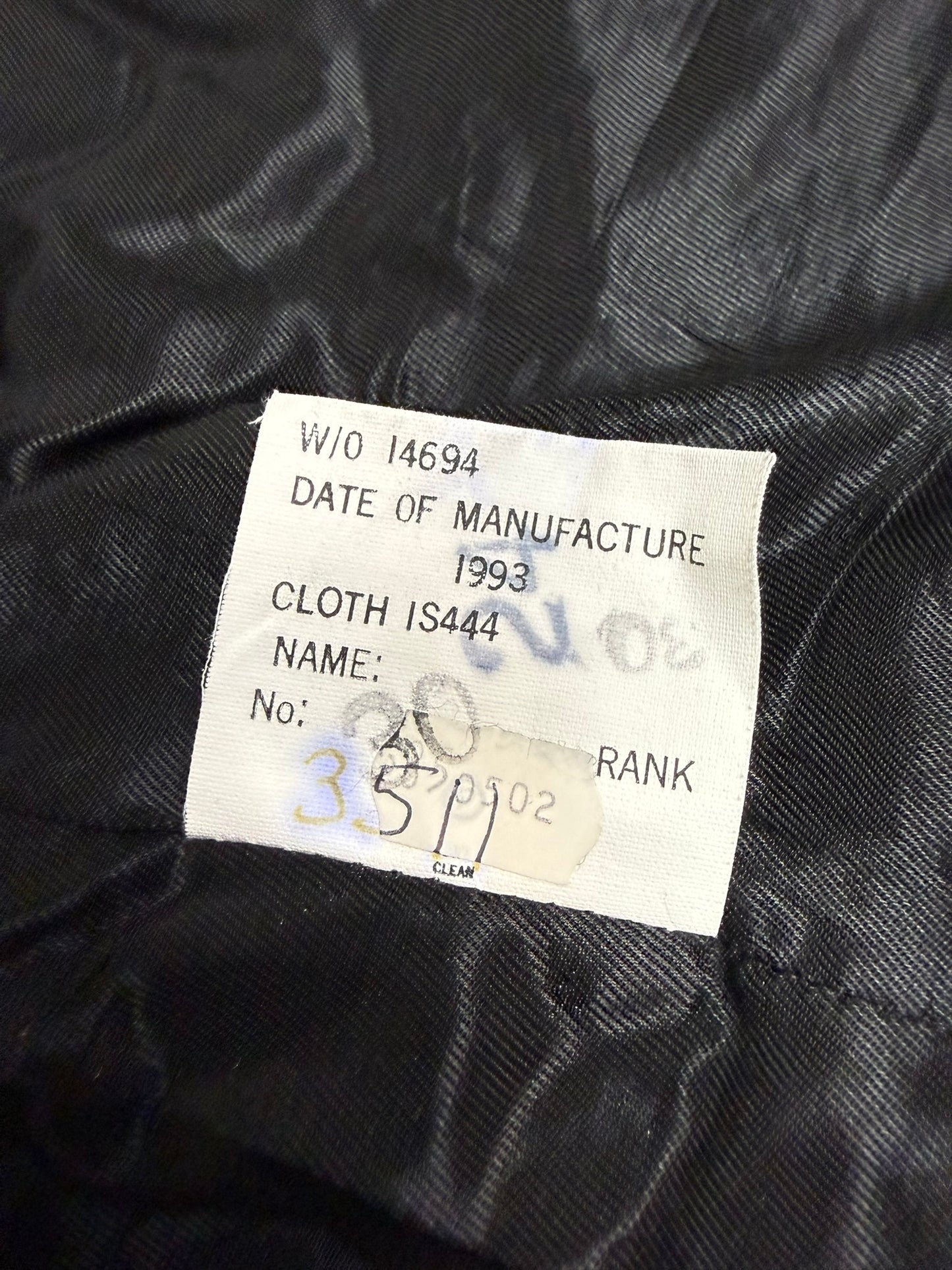 Ex Police Dress Tunic 42.5" Chest Collector Display Uniform