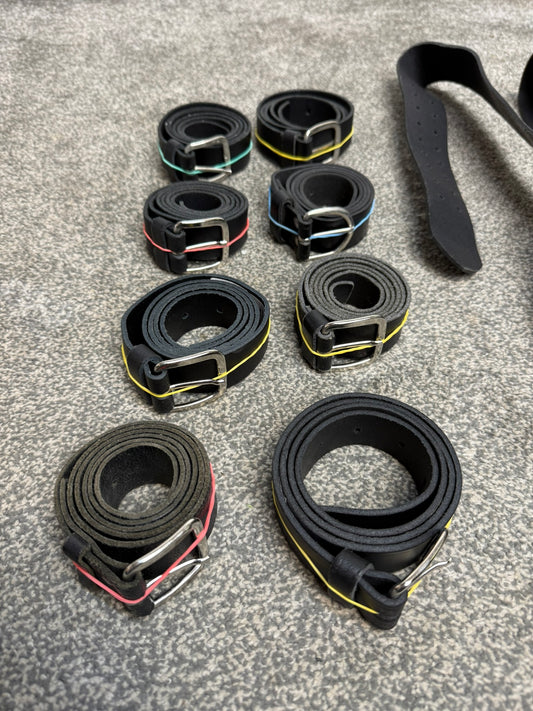 10x Ex Police Leather Belt Job Lot Bundle Duty Belt Security Uniform