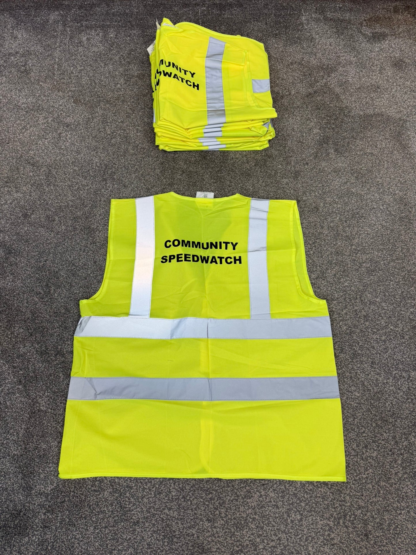 Community Speedwatch Hi Vis Vest JOB LOT x12