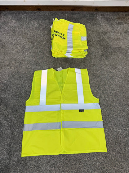 Community Speedwatch Hi Vis Vest JOB LOT x12