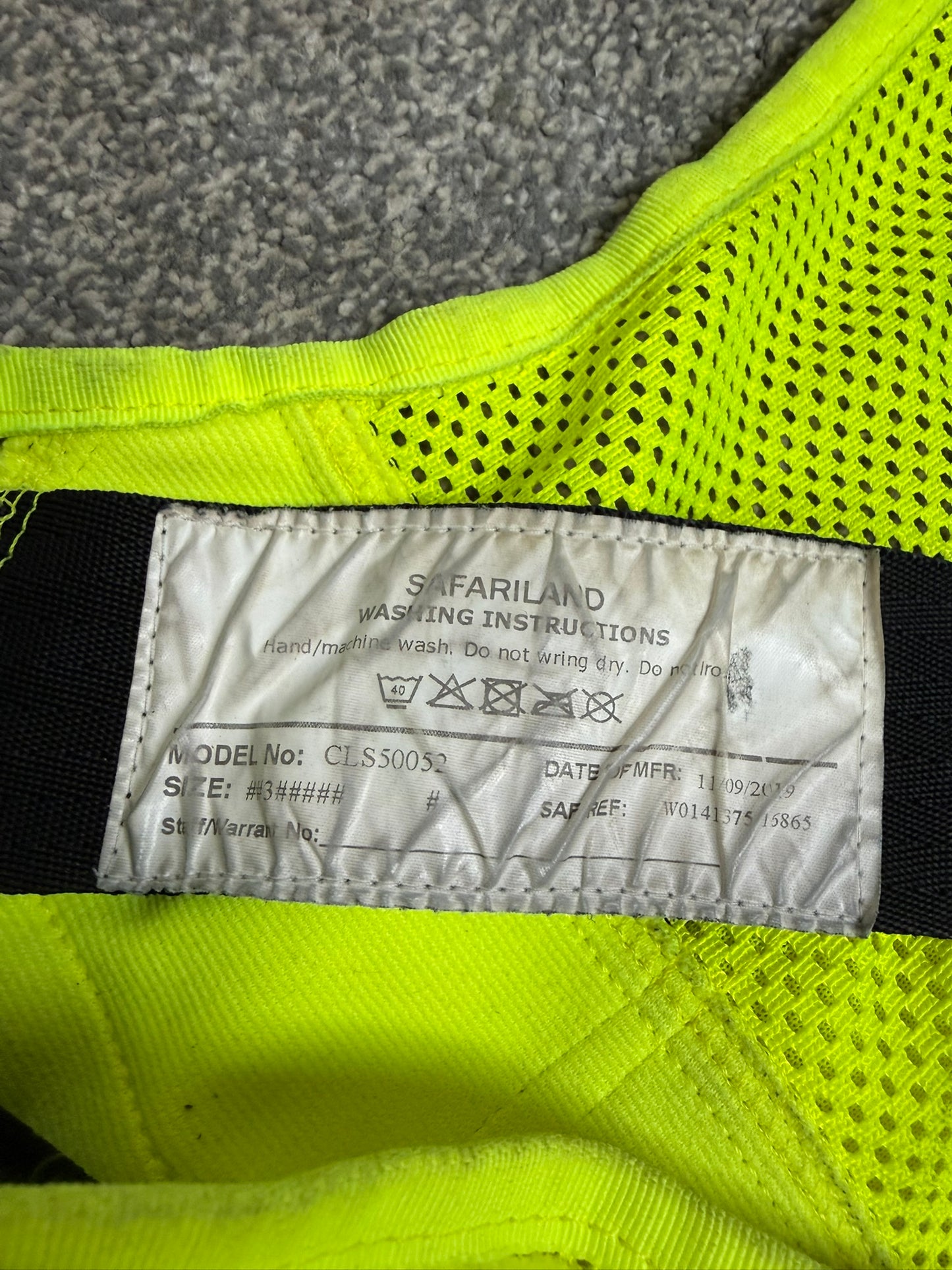 Ex Police Safariland Molle Vest Hi-Vis Tactical Utility Security Vest