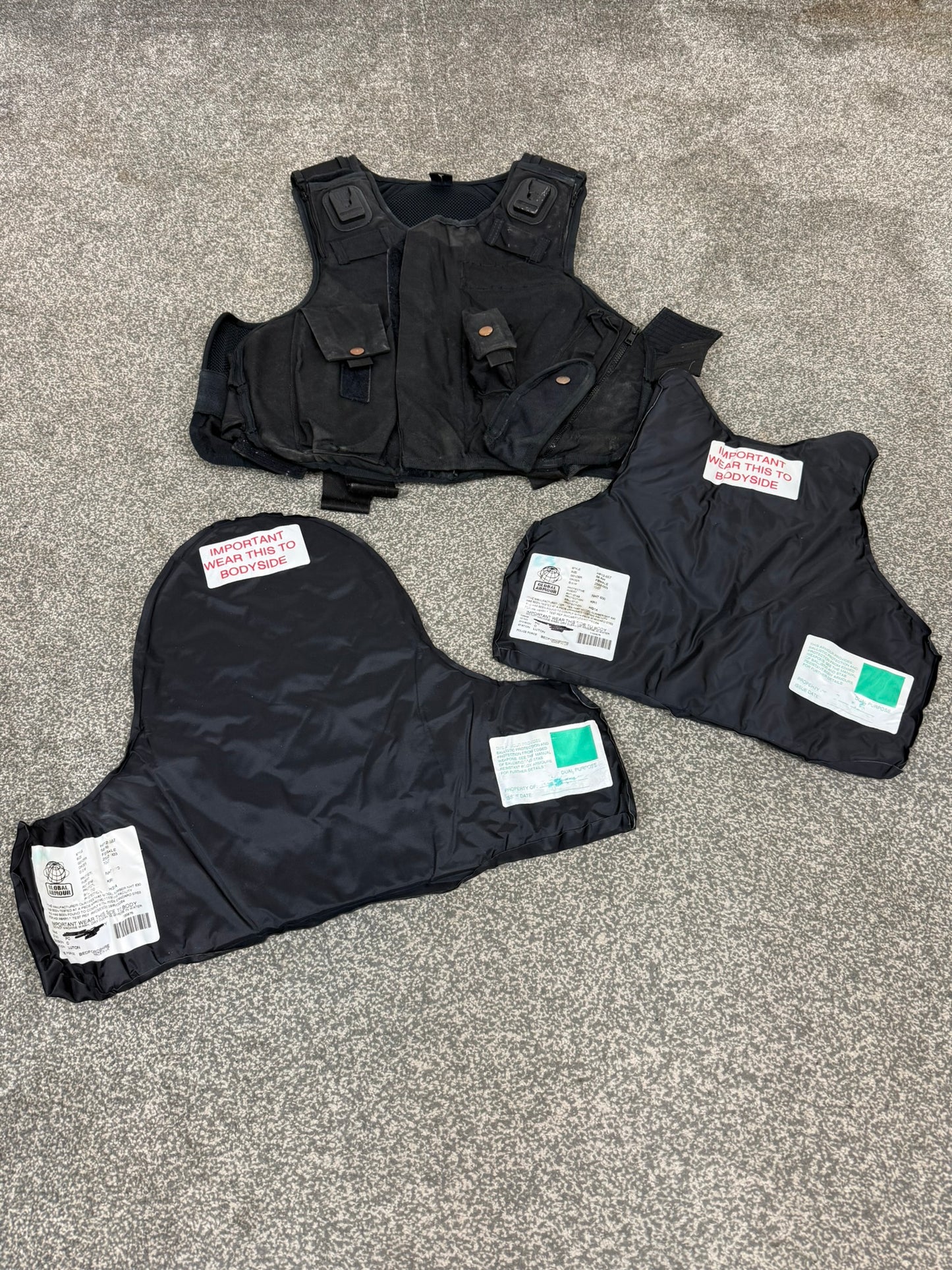 Ex Police Female Body Armour Vest MEDIUM Anti Stab & Ballistic HG1A / KR1 Security