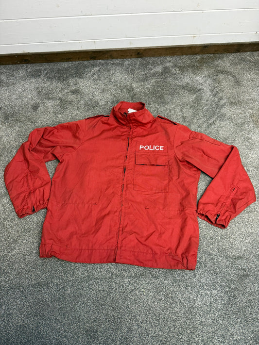 Ex Police Red PSU Riot Training Jacket Derby Unitex Public Order