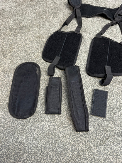 Ex Police Covert Harness Velcro Modular Pouches Security PI Vest