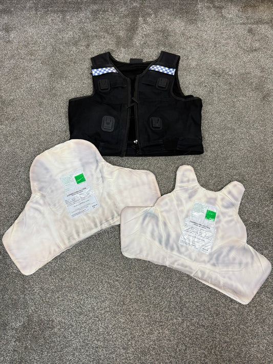 Ex Police Cooneen Body Armour Vest Anti Stab & Ballistic HG1A & KR1 - LARGE