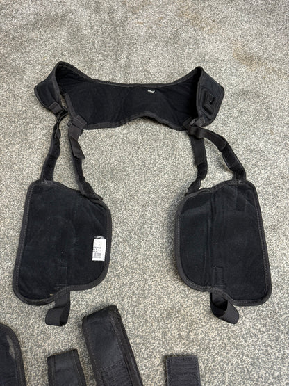 Ex Police Covert Harness Velcro Modular Pouches Security PI Vest