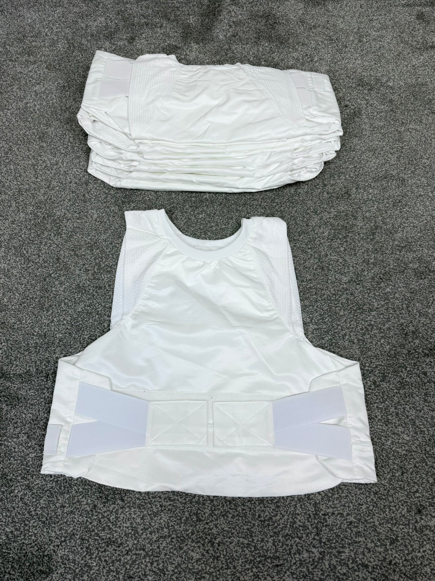 Ex Police White Covert Body Armour Cover x10 - Resale TV Film Security Uniform