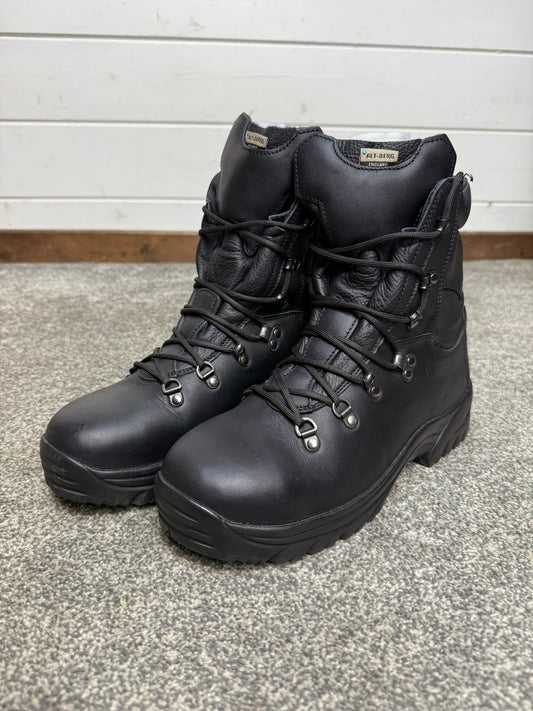 Altberg Peacekeeper P3 VS Black Leather Waterproof Combat Boots Size UK 7