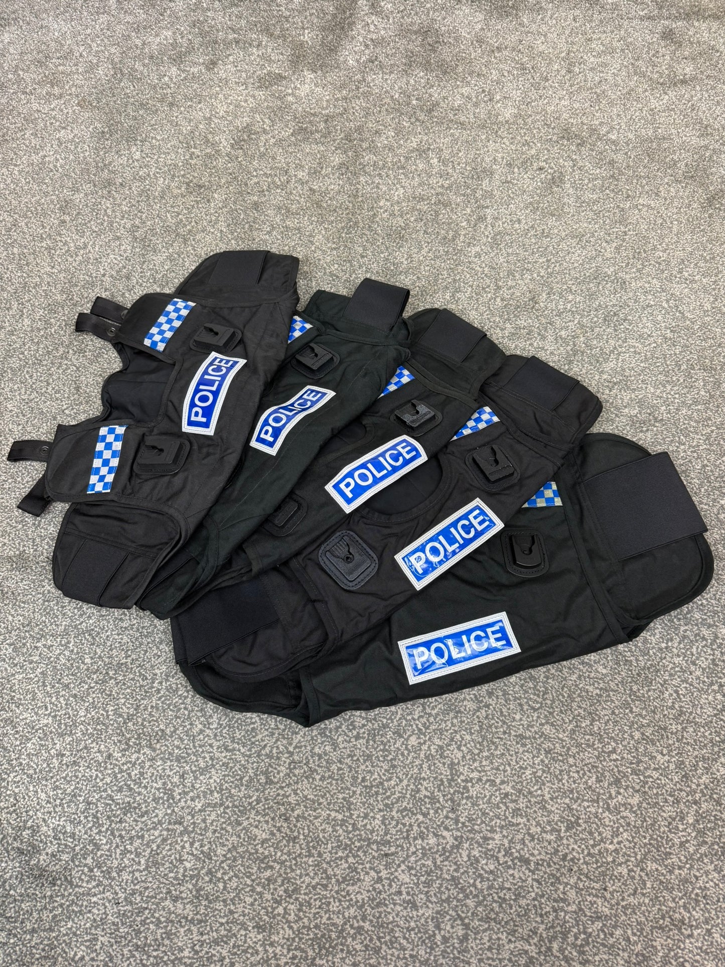 Ex Police Mehler Body Armour Cover x5 BADGED - Resale TV Film Security Uniform