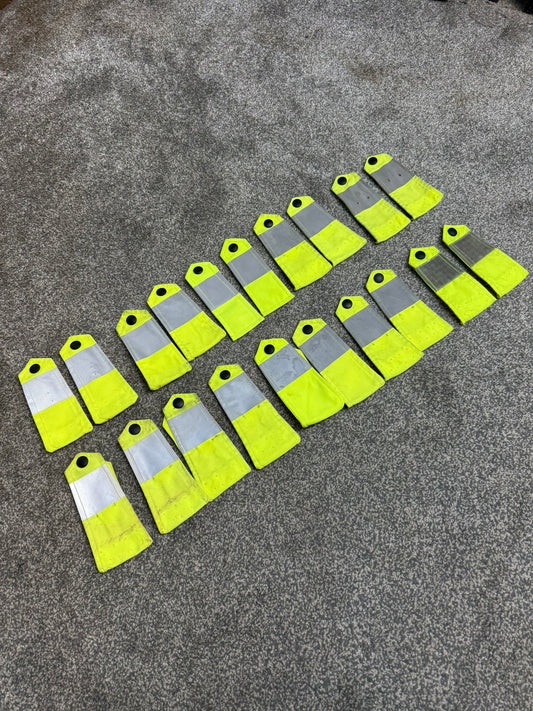 10x Pairs Ex Police Epaulettes Bundle Shoulder Epaulette Job Lot Security Film Uniform