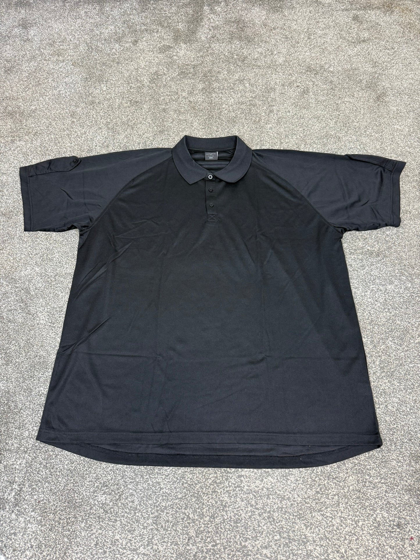 Ex Police Men's Wicking Short Sleeve XXXL Hunter Nano Kool Polo Shirt T-Shirt