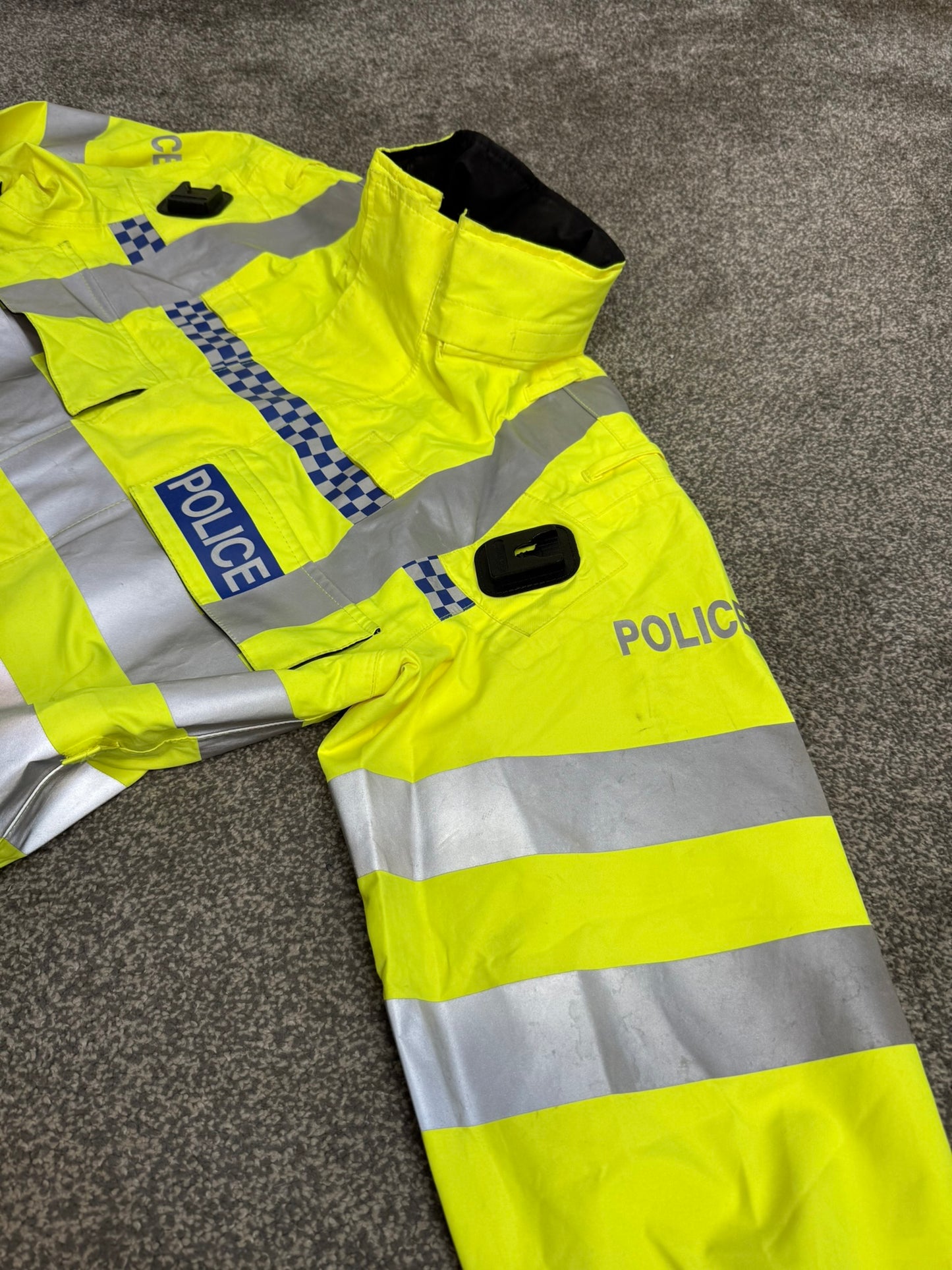 Ex Police Hi-Vis Gore-Tex Waterproof Blouson Jacket With Badge