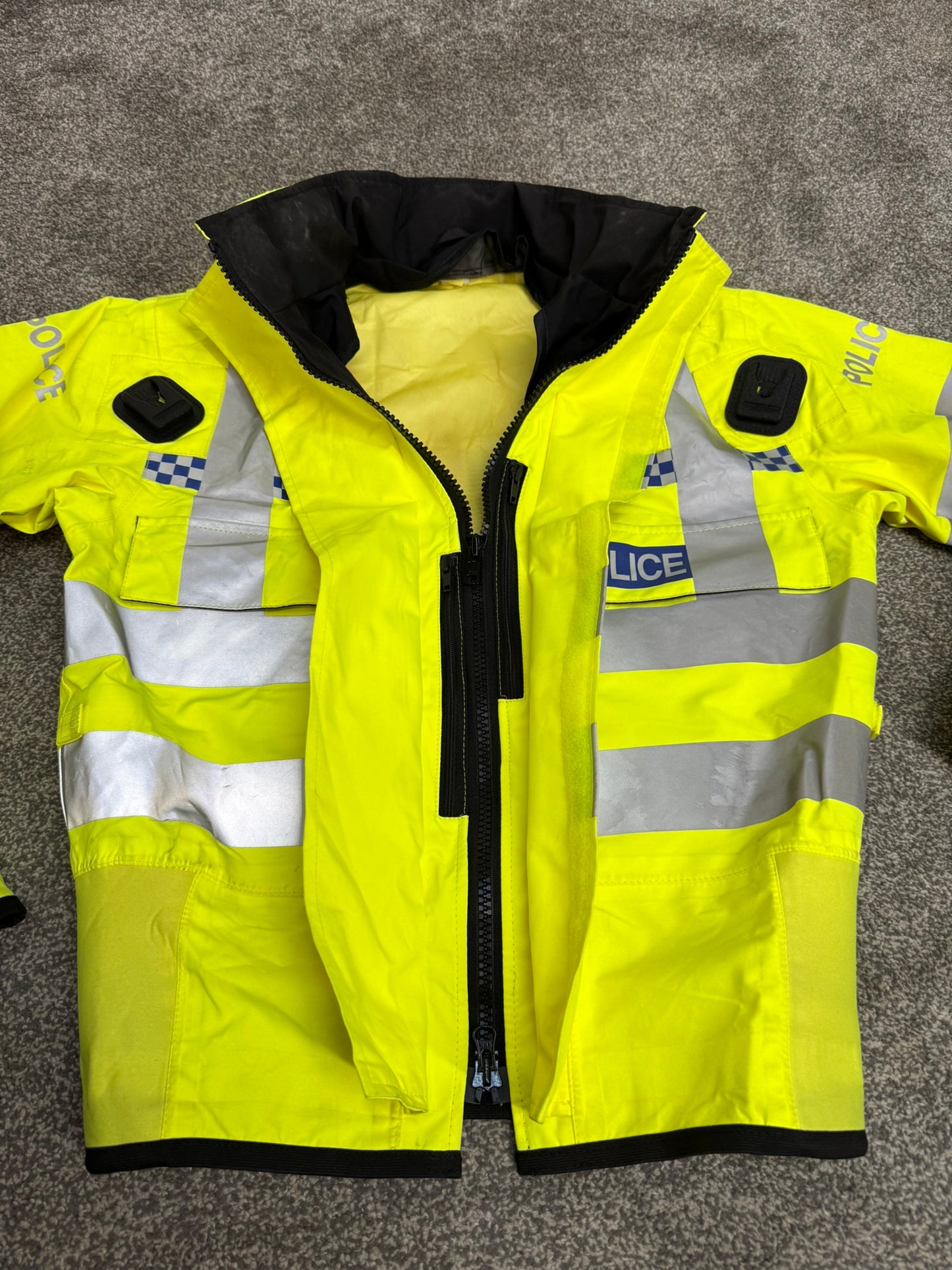 Ex Police Hi-Vis Gore-Tex Waterproof Blouson Jacket With Badge
