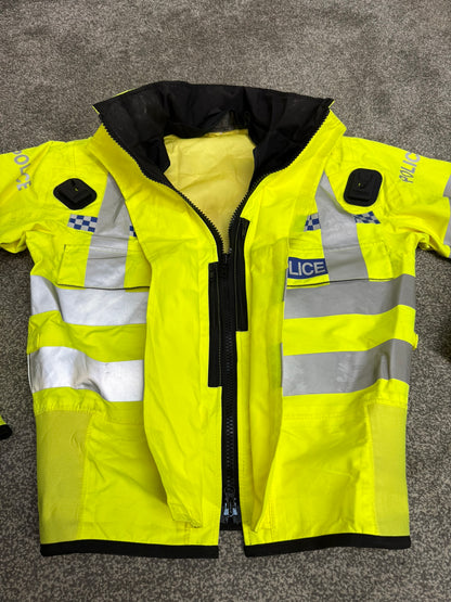 Ex Police Hi-Vis Gore-Tex Waterproof Blouson Jacket With Badge