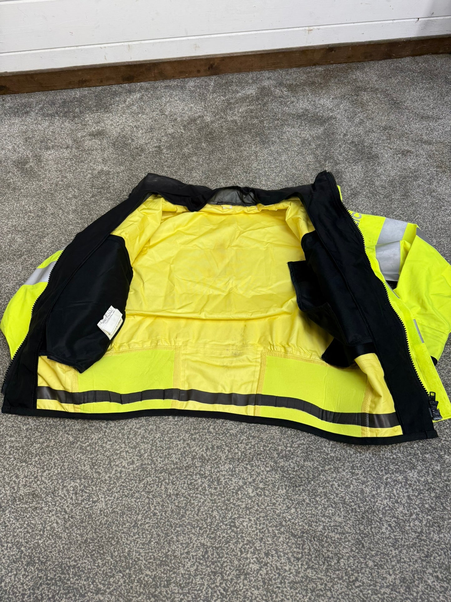 Ex Police Hi-Vis Gore-Tex Waterproof Blouson Jacket With Badge