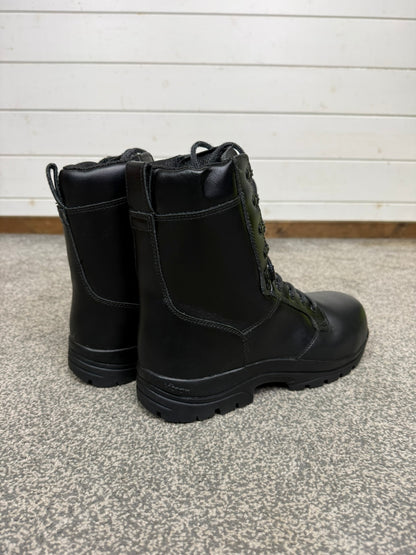 Ex Police Magnum Elite Shield Combat Boots VGC Black Leather UK 9 Security Work