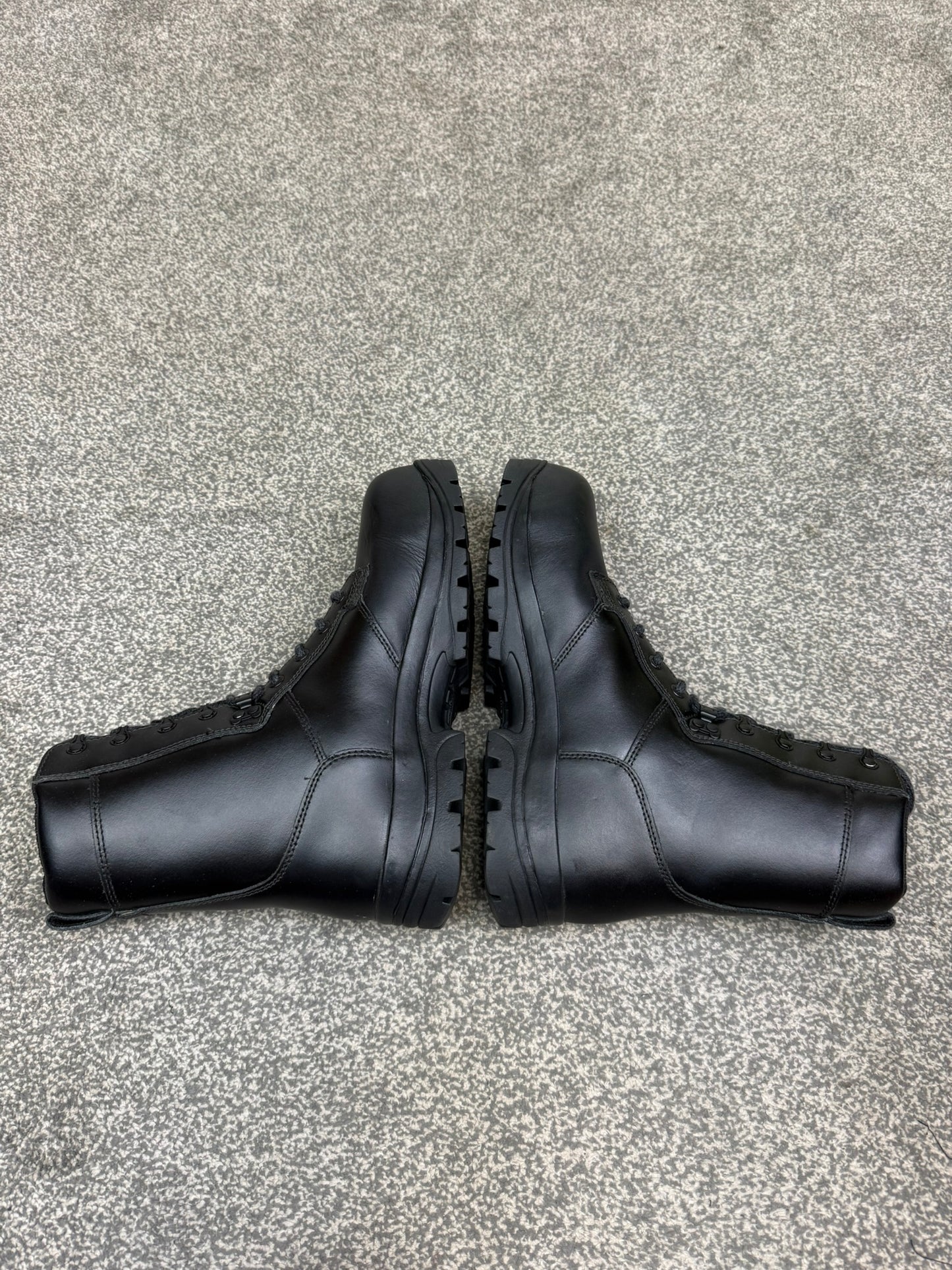 Ex Police Magnum Elite Shield Combat Boots VGC Black Leather UK 9 Security Work