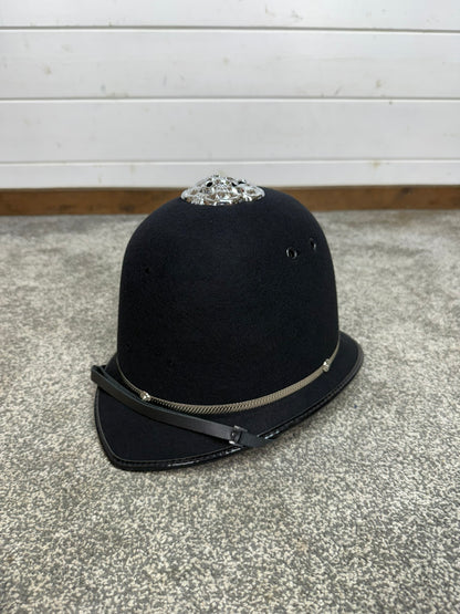 Ex Police Bobby Custodian Helmet Rose Top 58cm Fancy Dress Display