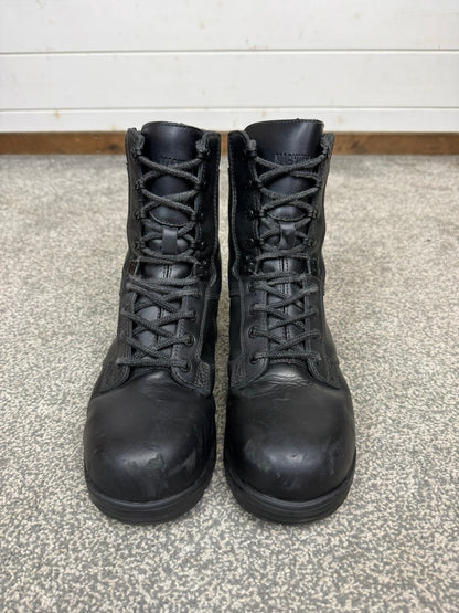 Ex Police Magnum Elite Shield Combat Boots Black Leather UK 6 Security Work
