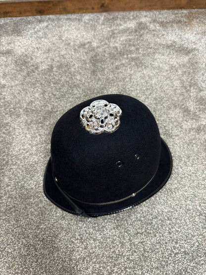 Ex Police Bobby Custodian Helmet Rose Top 58cm Fancy Dress Display
