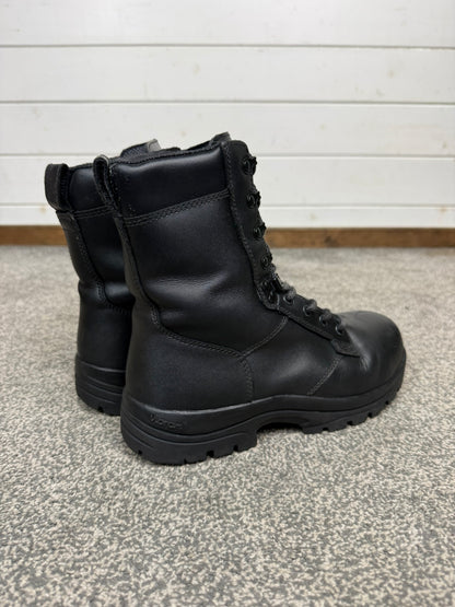 Ex Police Magnum Elite Shield Combat Boots Black Leather UK 6 Security Work