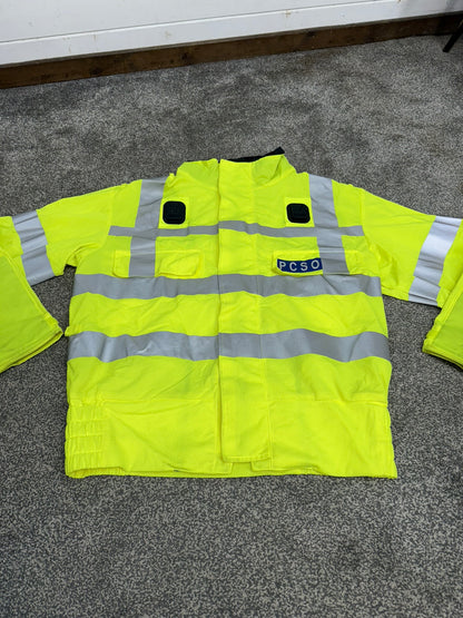 Ex Police Hi-Vis Lightweight Bomber Blouson Jacket PCSO Obsolete Film Collector