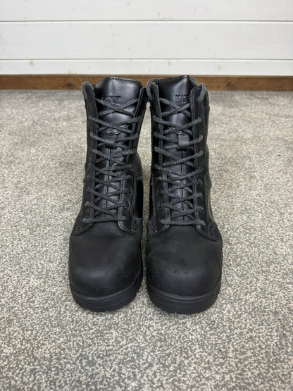 Magnum Elite Shield Met Black Leather Combat Boots UK 6 Ex Police Security Work