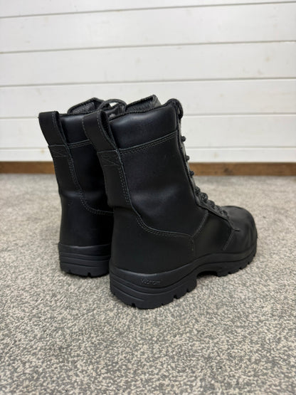 Magnum Elite Shield Met Black Leather Combat Boots UK 6 Ex Police Security Work