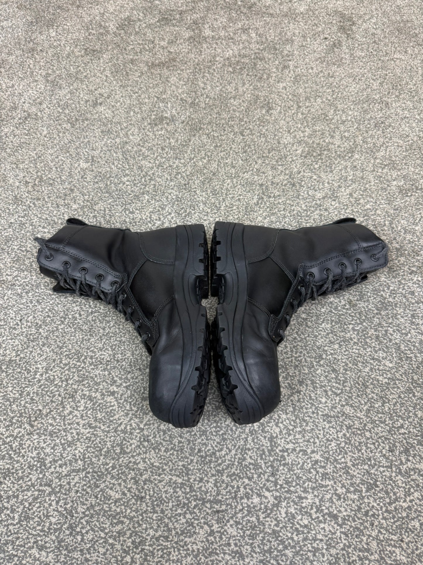 Magnum Elite Shield Met Black Leather Combat Boots UK 6 Ex Police Security Work