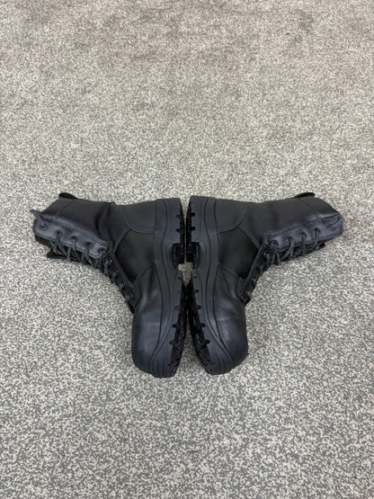 Magnum Elite Shield Met Black Leather Combat Boots UK 6 Ex Police Security Work