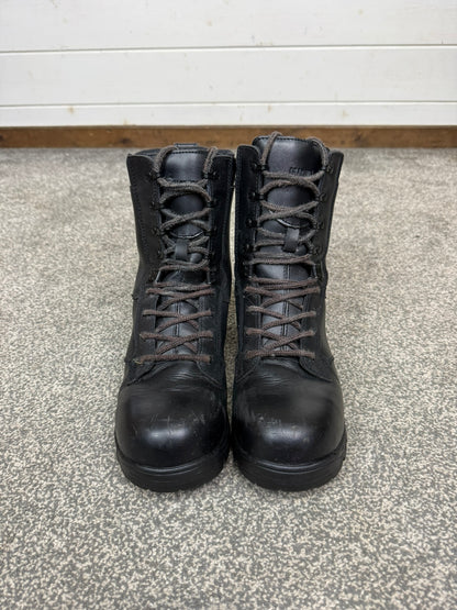 Ex Police Magnum Elite Shield Combat Boots Black Leather UK 6 Security Work