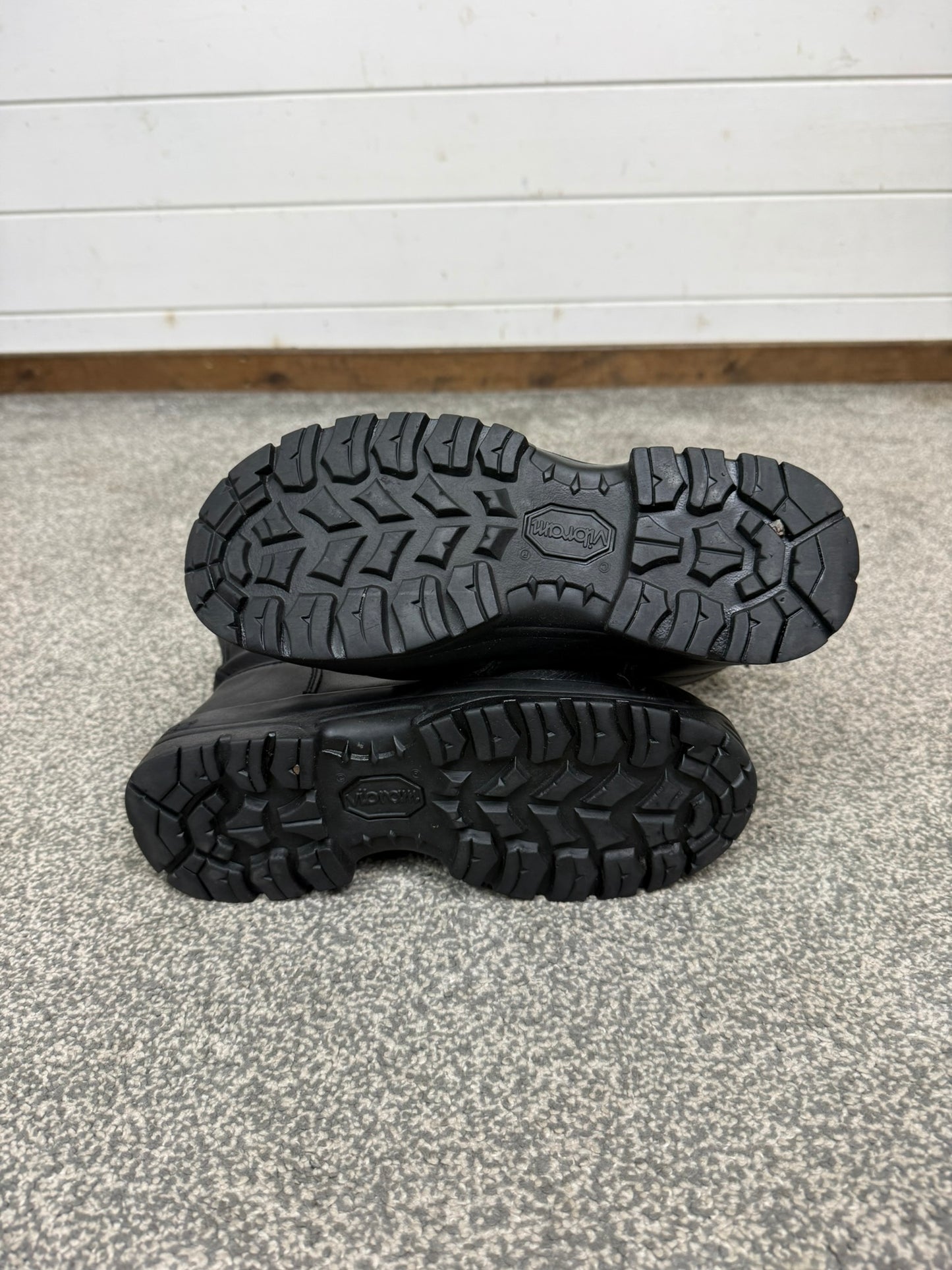 Ex Police Magnum Elite Shield Combat Boots Black Leather UK 5 Security Work
