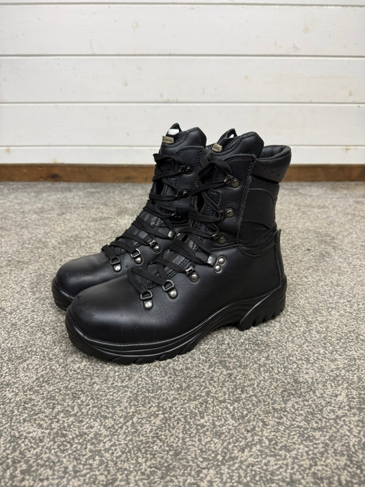 Altberg Peacekeeper P3 VS Black Leather Safety Combat Boots Size UK 6
