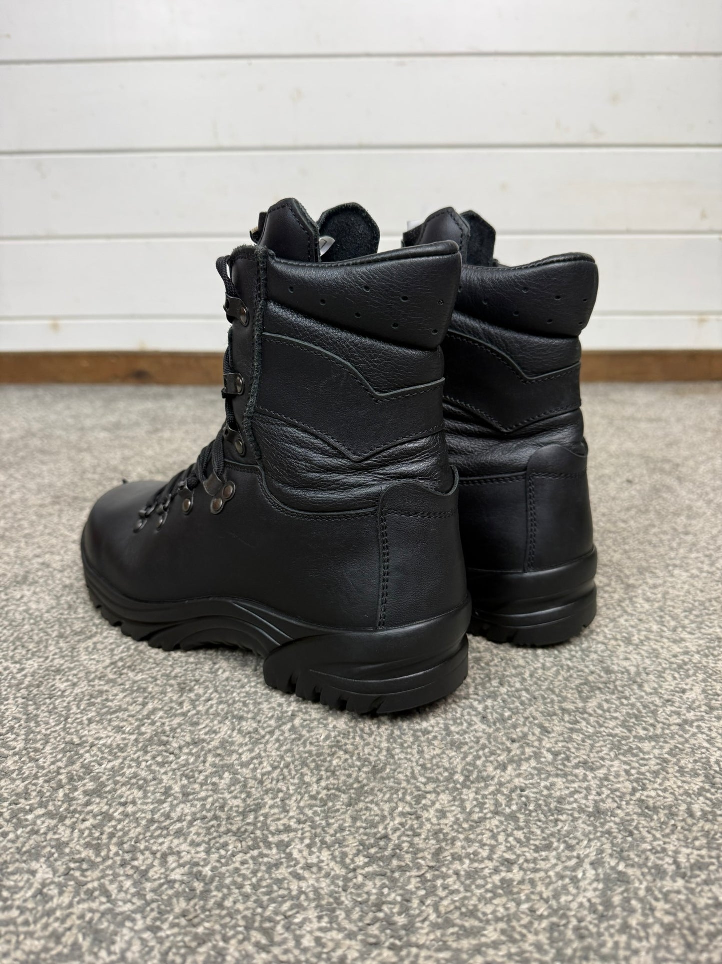 Altberg Peacekeeper P3 VS Black Leather Safety Combat Boots Size UK 6