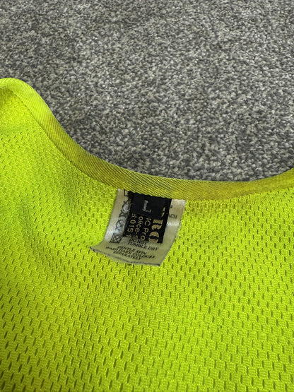 Ex Police Protec Hi Vis Tac Utility Vest LRG With Radio Pouch Chequered Security