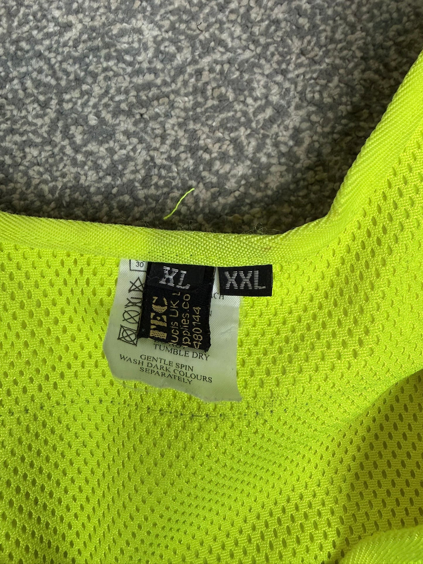 Ex Police Protec Tactical Vest Hi Vis Chequered Security Utility Patrol Vest XL-XXL