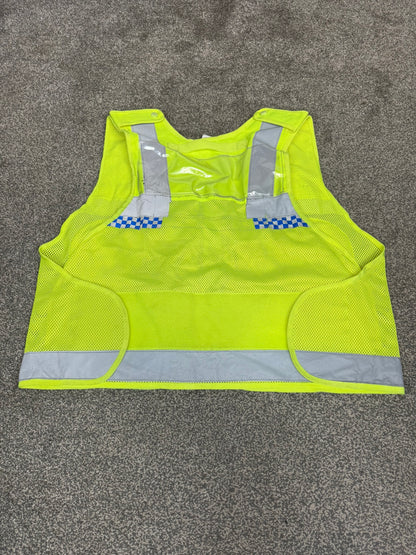 Ex Police Protec Tactical Vest Hi Vis Chequered Security Utility Patrol Vest XL-XXL